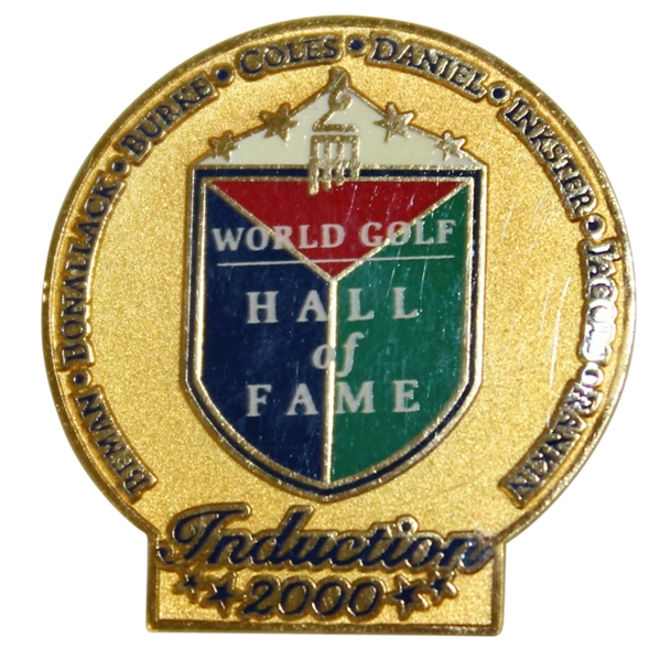 Deane Bemans 2000 World Golf Hall of Fame Induction Ceremony Pin