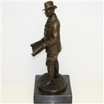 A.W. Tillinghast Bronze/Marble Statue by Ron Tunison - Stands Over a Foot Tall - 17lbs!