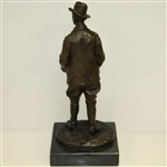 A.W. Tillinghast Bronze/Marble Statue by Ron Tunison - Stands Over a Foot Tall - 17lbs!