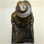 A.W. Tillinghast Bronze/Marble Statue by Ron Tunison - Stands Over a Foot Tall - 17lbs!
