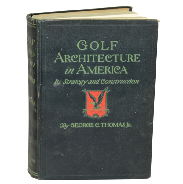 1927 Book 'Golf Architecture In America' by George C. Thomas Jr