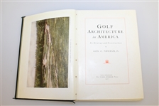 1927 Book 'Golf Architecture In America' by George C. Thomas Jr
