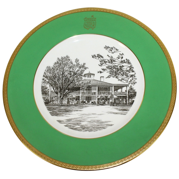 Augusta National Clubhouse Wedgwood Bone China Ltd Ed Plate #77 - Scarce