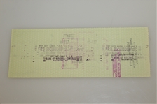 Sam Snead Signed Entry Fee Check to the USGA for 1973 US Open JSA ALOA