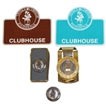 Deane Bemans Vintage Chrysler Championship Name Badge, Money Clip, Knife, Ballmarker, etc
