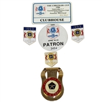 Deane Bemans The Chrysler Cup Patron & Clubhouse Badges with Pins & Money Clip