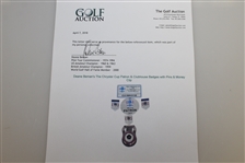 Deane Beman's The Chrysler Cup Patron & Clubhouse Badges with Pins & Money Clip