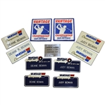Deane Bemans Vantage Championship Badges(x8), Patches(x2), & Matchbook