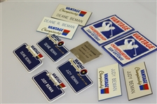 Deane Beman's Vantage Championship Badges(x8), Patches(x2), & Matchbook