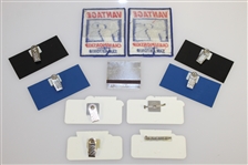Deane Beman's Vantage Championship Badges(x8), Patches(x2), & Matchbook