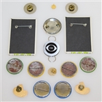 Deane Beman's ABC Sports, CBS Sports, & NBC Sports Miscellaneous Badges, Buttons, & Pins