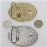 Deane Beman's 1980-1981 Houston Open Belt Buckles & 1970-1971 Contestant Markers