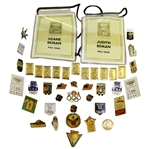 Deane Bemans Miscellaneous Olympics Pins, Badges, & Credentials