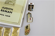 Deane Beman's Miscellaneous Olympics Pins, Badges, & Credentials