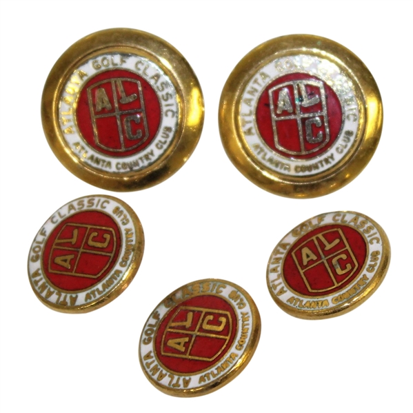 Deane Bemans Atlanta Golf Classic Undated Jacket Buttons