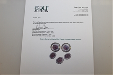 Deane Beman's Atlanta Golf Classic Undated Jacket Buttons