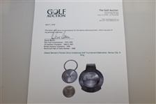 Deane Beman's Florida Citrus Invitational Golf Tournament Ballmarker, Money Clip, & Ring
