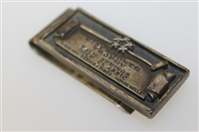 Deane Beman's 1960's Eisenhower Trophy Palm Springs Golf Classic Sterling Silver Money Clip
