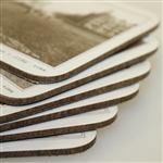 St. Andrews Links 1896 Golf Photo Coasters - Set of 6 with Box