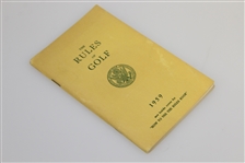 1959 USGA The Rules of Golf Booklet