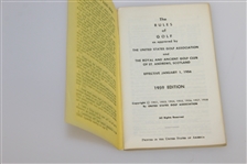 1959 USGA The Rules of Golf Booklet