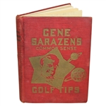 1924 Gene Sarazens Common Sense Golf Tips Book Golf Book by Gene Sarazen