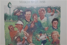 Arnold Palmer Signed 20th Anniversary Bay Hill Invitational Poster - Framed JSA FULL #Z54787