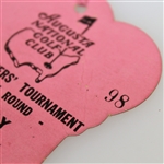 1939 Masters Sunday Final Round Ticket #98 - Seldom Seen Ticket Adverse Weather!</