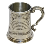 St. Andrews The Old Course Pewter Golf Tankard - Made in England