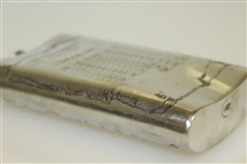 River Crest Country Club English Pewter Golf Flask