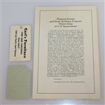 1943 Southern California PGA Championship Golf Program with Two Tickets