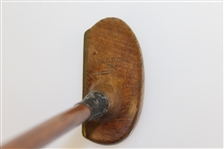 Spalding 2 Mallet Putter with Screw Insert Brass Plate Face