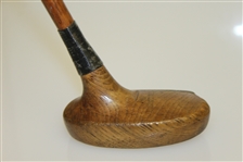 Spalding 2 Mallet Putter with Screw Insert Brass Plate Face