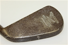 Spalding Kro-Flite 4 Iron with Bamboo Shaft - Pat'd Nov. 18. 1919 Shaft Stamp