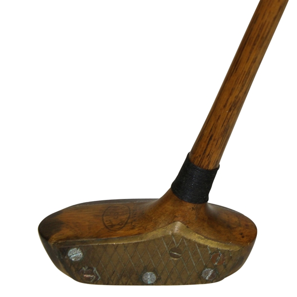 MacGregor Mallet Putter Screw Face Insert - Pat Pend. 1919 - W.W. Head Stamp