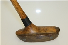MacGregor Mallet Putter Screw Face Insert - Pat Pend. 1919 - W.W. Head Stamp