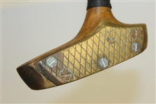 MacGregor Mallet Putter Screw Face Insert - Pat Pend. 1919 - W.W. Head Stamp