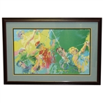 LeRoy Neiman Golf Champions Hogan, Snead, Nicklaus, Palmer, Player, & Trevino Print - Framed