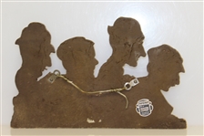 Unique Genuine Burwood Wood Carved Golf 'To the 19th Hole' Wall Hang Sign