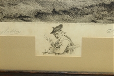 1917 W. Dendy Sadler James Dobie Signed The First Tee Etching - Framed