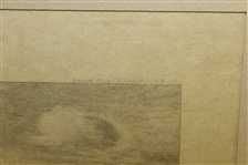 1917 W. Dendy Sadler James Dobie Signed The First Tee Etching - Framed
