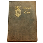 1916 Country Club of Detroit Rules of Golf Booklet #865 Issued to Mr. D. Lucking