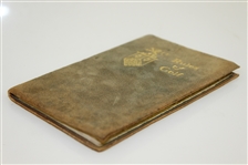 1916 Country Club of Detroit 'Rules of Golf' Booklet #865 Issued to Mr. D. Lucking