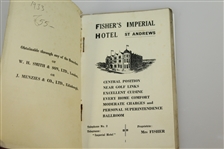 1933 'How to Play the Old Course St. Andrews and All About It' Booklet by J. & G. Innes - Scarce
