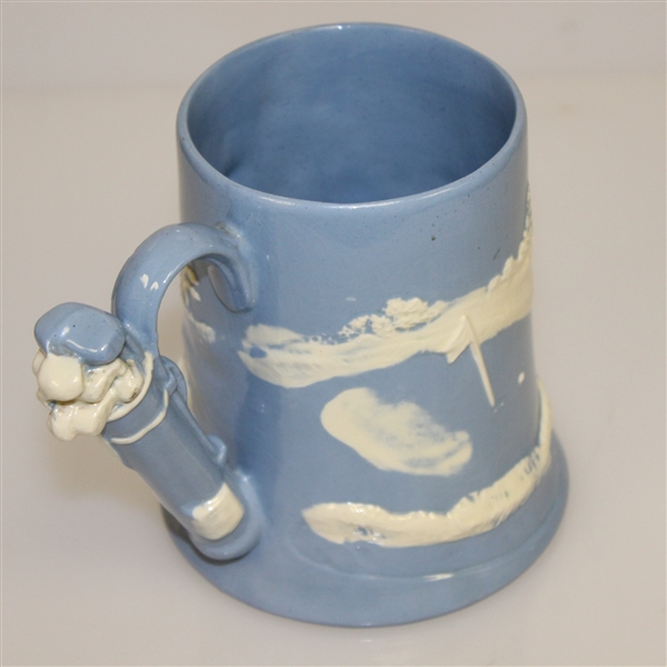 Blue & White Dartmouth Pottery Devon England Mug