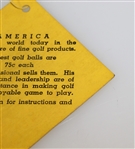 1934 Augusta National Invitation Saturday Third Round Medal Play Ticket #1655
