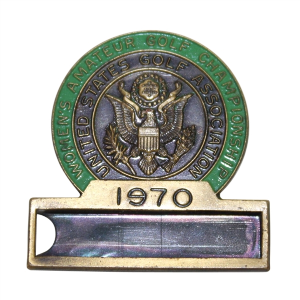 1970 Womens Amateur Contestants Badge - Martha Wilkinson Win