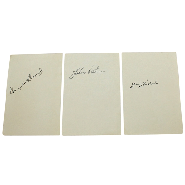 Johnny Palmer, Jimmy Nichols, & Henry Williams, Jr. Signed Album Pages JSA ALOA