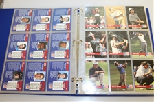 1992 Pro-Set Golf Card Complete Set in Original Binder
