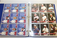 1992 Pro-Set Golf Card Complete Set in Original Binder